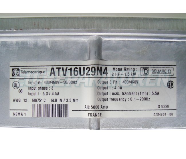 SHOP, Kaufen: TELEMECANIQUE ATV16U29N4 FREQUENZUMFORMER
