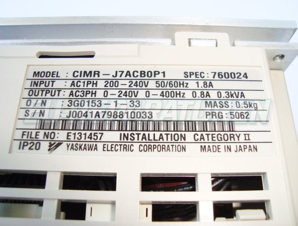 SHOP, Kaufen: YASKAWA CIMR-J7ACB0P1 FREQUENZUMFORMER