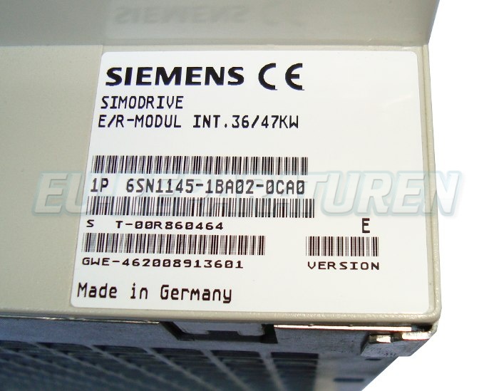 SHOP, Kaufen: SIEMENS 6SN1145-1BA02-0CA POWER SUPPLY