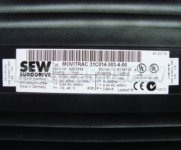 Sew Eurodrive Frequenzumrichter 31c014-503-4-00