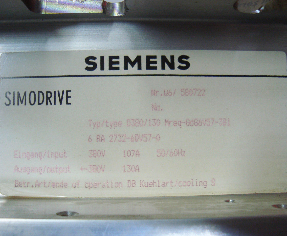 Manual Pdf 6RA2732-6DV57-0 Siemens Dokumentation