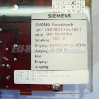 Typenschild Siemens 6ra22 Stromrichter