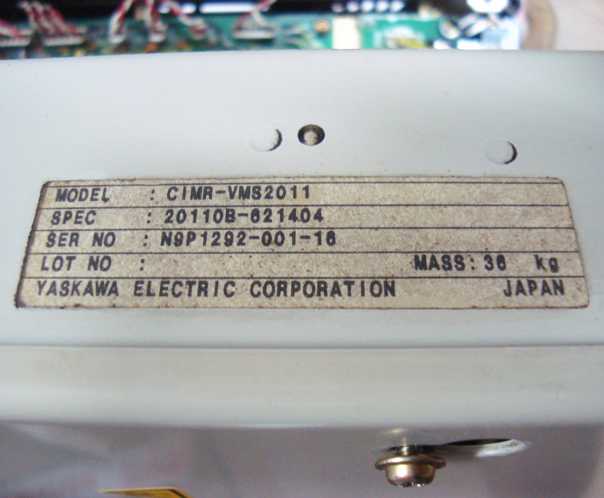 Yaskawa Garantie CIMR-VMS2011 Inverter Alarm