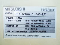 Typenschild FR-A044-1.5K-EC