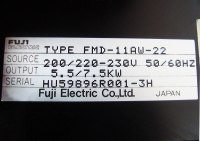 Typenschild FMD-11AW-22