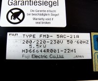 Typenschild FMD-5AC-21A