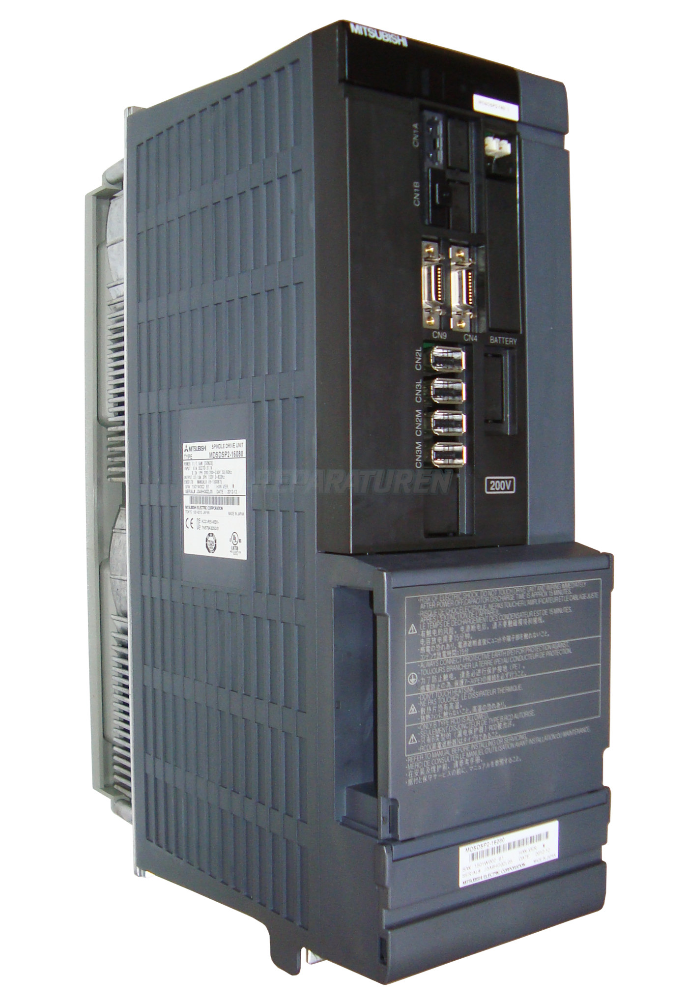 Reparatur Mitsubishi MDSDSP2-16080 Spindel Unit