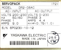 4 Yaskawa Reparatur Dr2-08ac Mit Garantie Servopack
