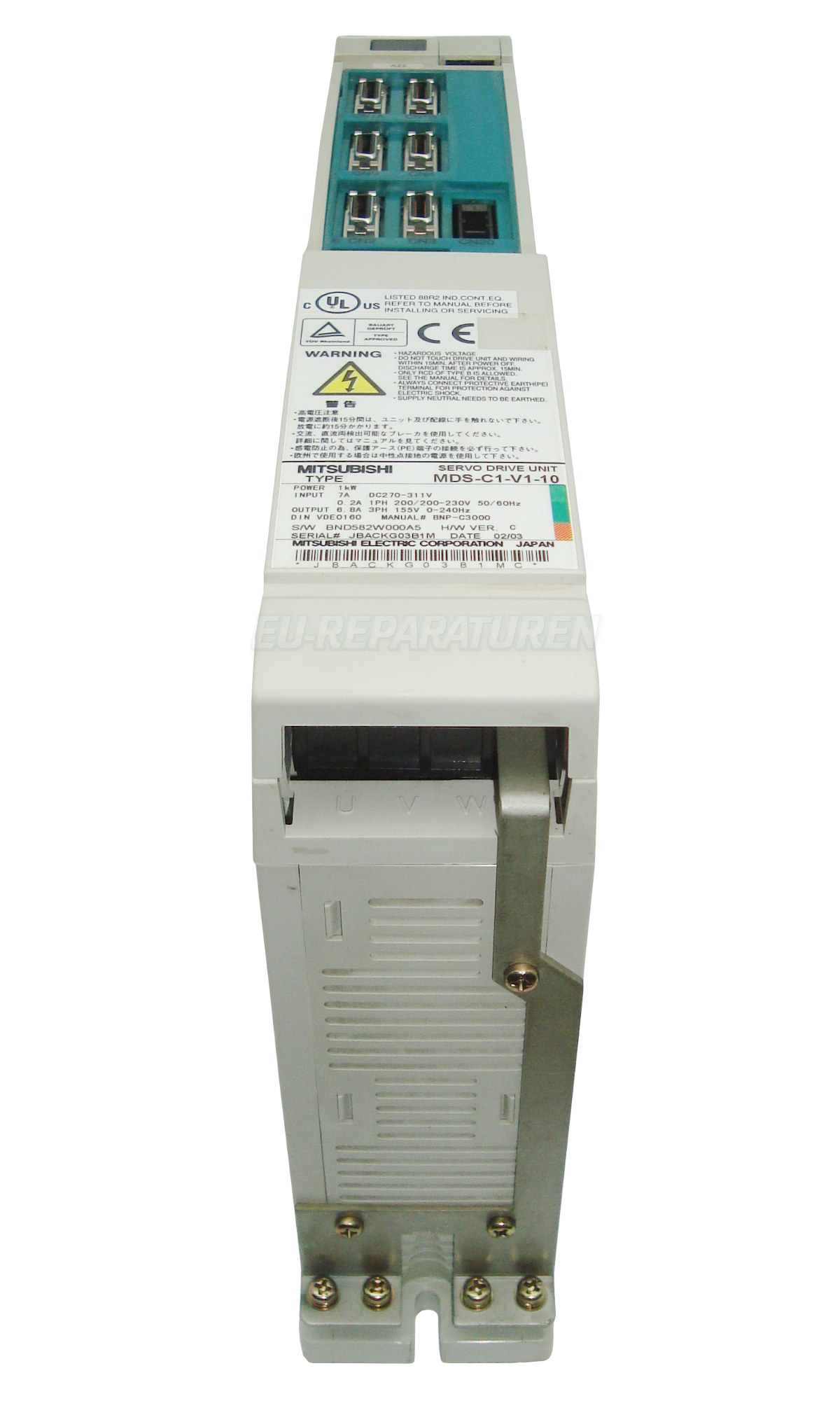 Mitsubishi Reparatur-service MDS-C1-V1-10 Mit Garantie