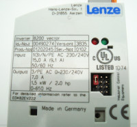 Typenschild E82ev152 2c Vector 8200