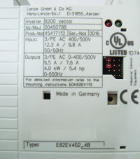 Lenze E82ev402 4b Manual Fehler