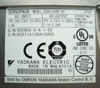Manual SGDH-02AE-0Y Yaskawa Servopack Alarm