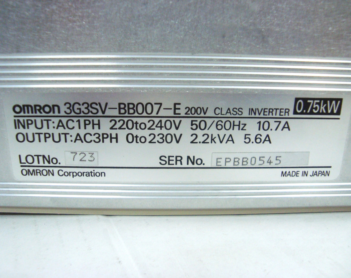 Alarm Oc 3G3SV-BB007-E Pdf Manual