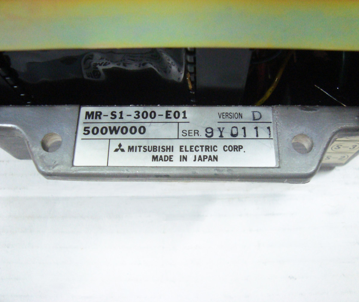 Fehler Alarm MR-S1-300-E01 Mitsubishi Fault