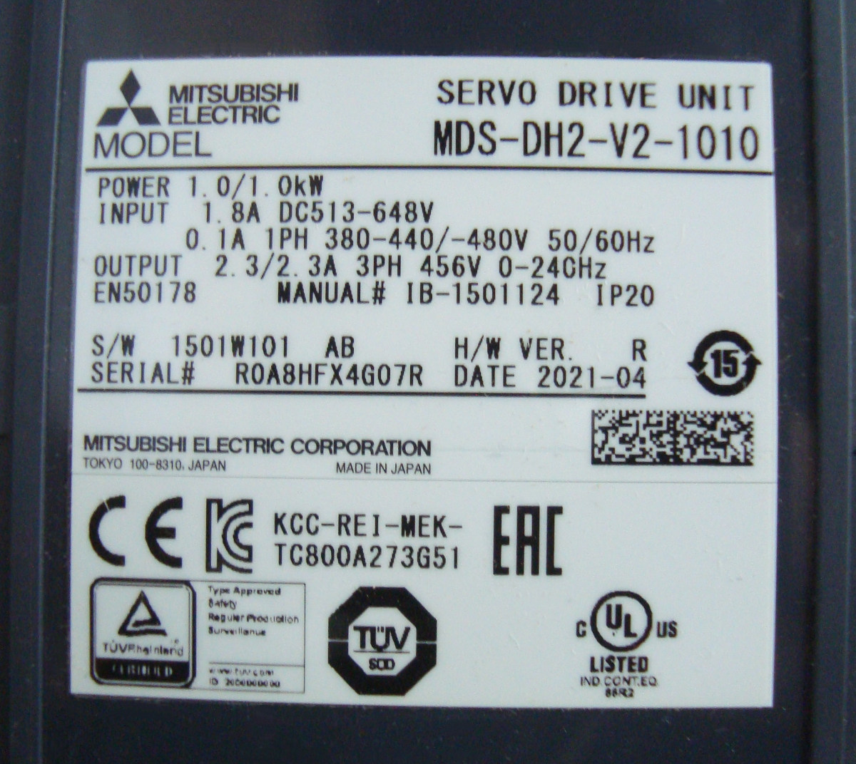 Manual MDS-DH2-V2-1010 Fehler Alarm Keine Funktion