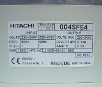 Alarm J100-004SFE4 Repair Hitachi Igbt Inverter