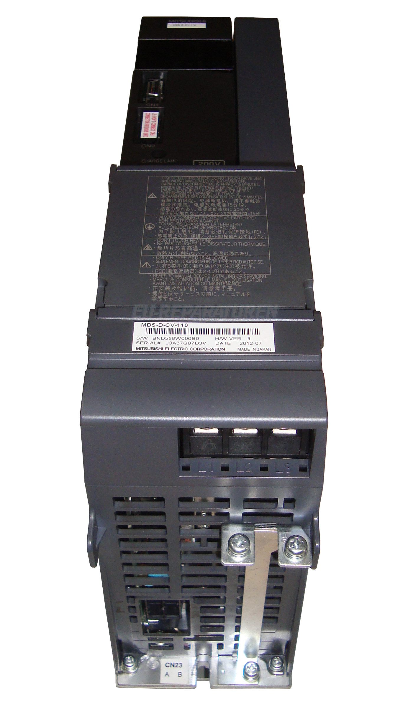 Schnelle Reparatur MDS-D-CV-110 Display Dunkel Mitsubishi