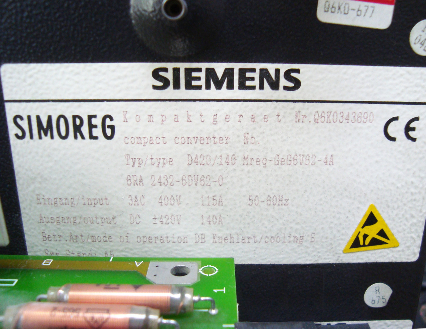 Manual 6RA2432-6DV62-0 Bedienungsanleitung