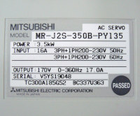 Reparatur Alarm 10 MR-J2S-350B-PY135 Display Dunkel