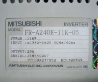 Alarm Ueberstrom FR-A240E-11K-05 Display Dunkel