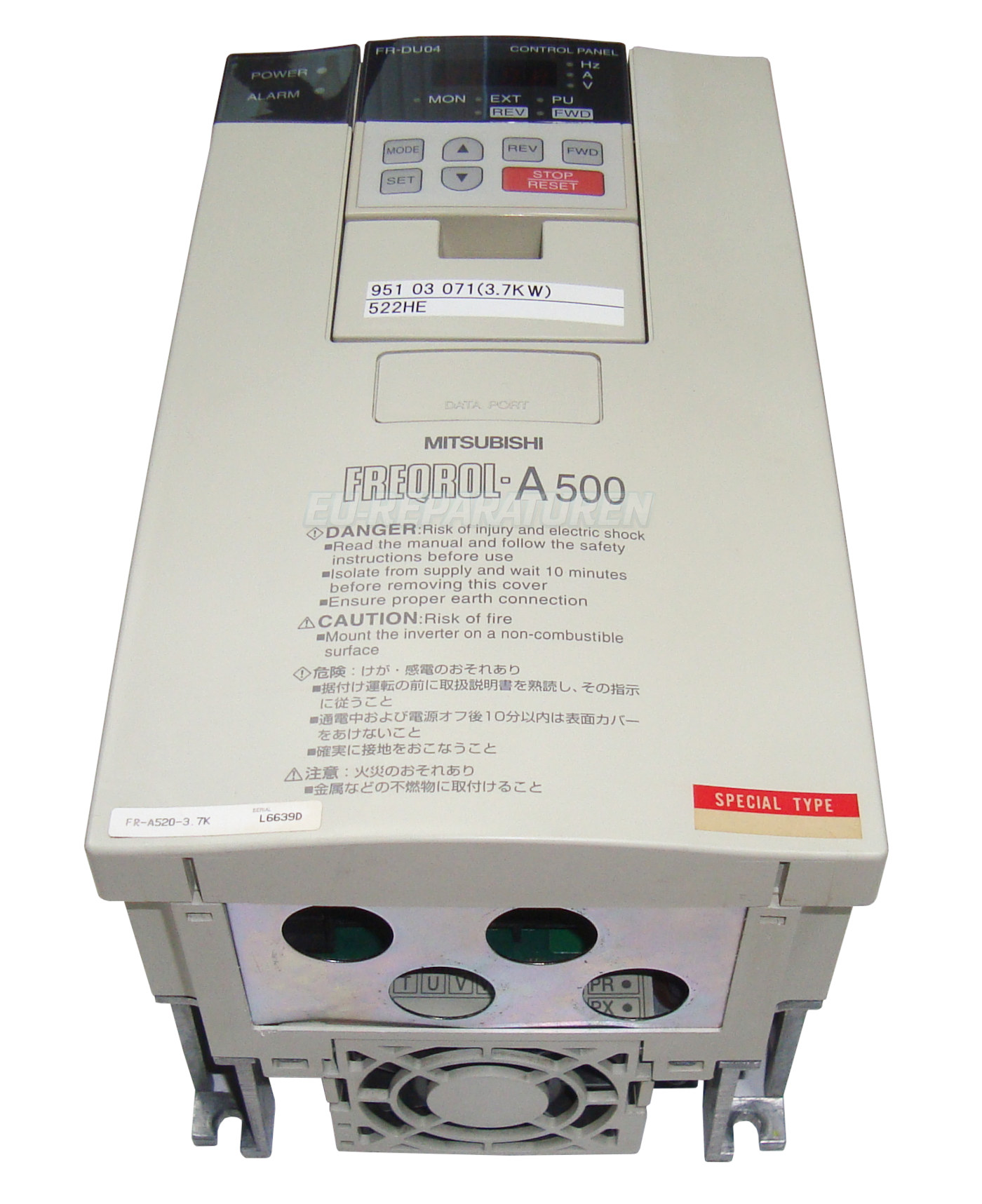 Schnelle Reparatur FR-A520-3.7K-62 Freqrol Inverter