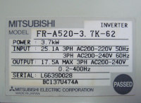Fehler Unterspannung FR-A520-3.7K-62 Reparatur Mitsubishi