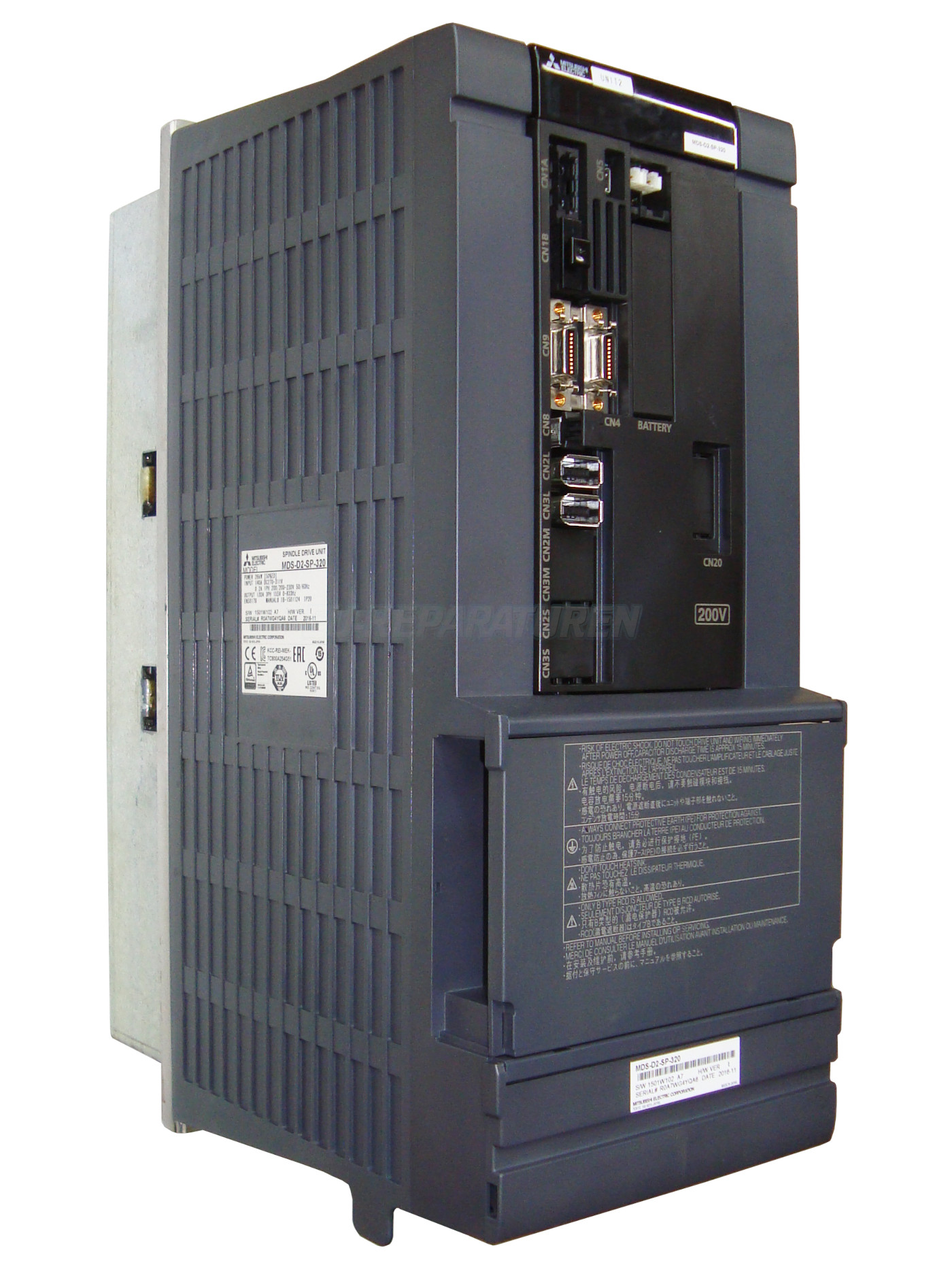 Reparatur Mitsubishi MDS-D2-SP-320 Spindel Controller