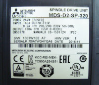 Typenschild MDS-D2-SP-320 Mitsubishi