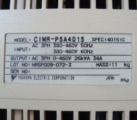 Typenschild CIMR-P5A4015
