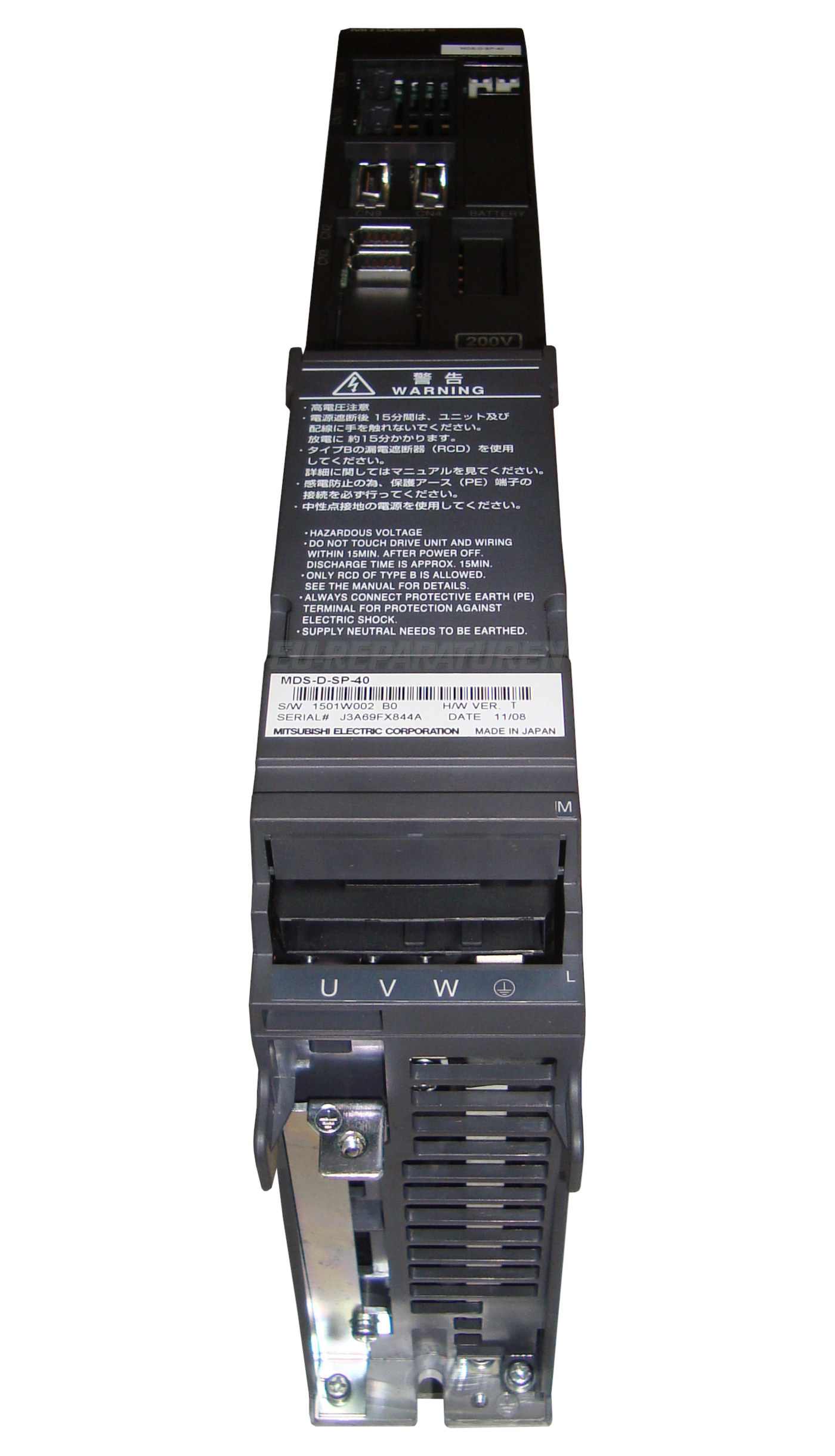 Austausch MDS-D-SP-40 Mitsubishi Spindelantrieb
