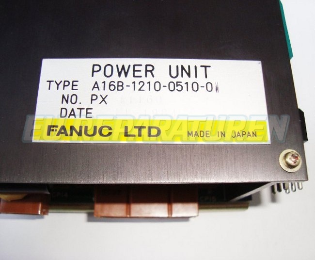 Typeschild Fanuc A16B-1210-0510-01