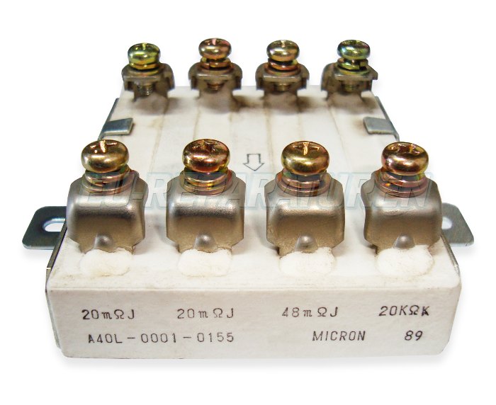 Fanuc A40l-0001-0155 Micron Resistor Block