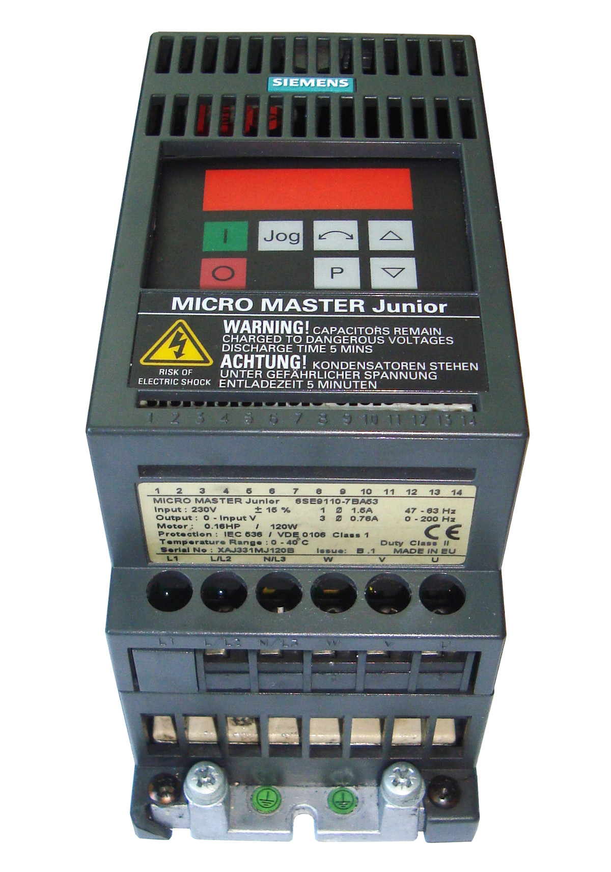 Micromaster Junior 6SE9110-7BA53 Shop Siemens